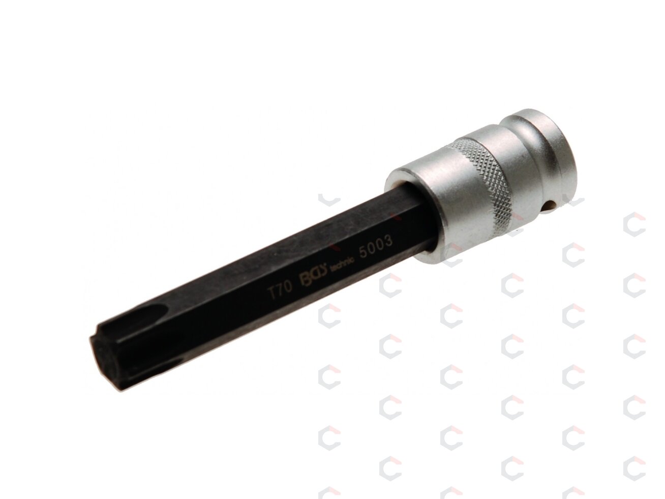 Antgalis įpresuotas į galvutę | ilgis 120 mm | 12,5 mm (1/2") | T-star (Torx) T70 (5003) 1 Antgalis įpresuotas į galvutę | ilgis 120 mm | 12,5 mm (1/2") | T-star (Torx) T70 (5003) 1