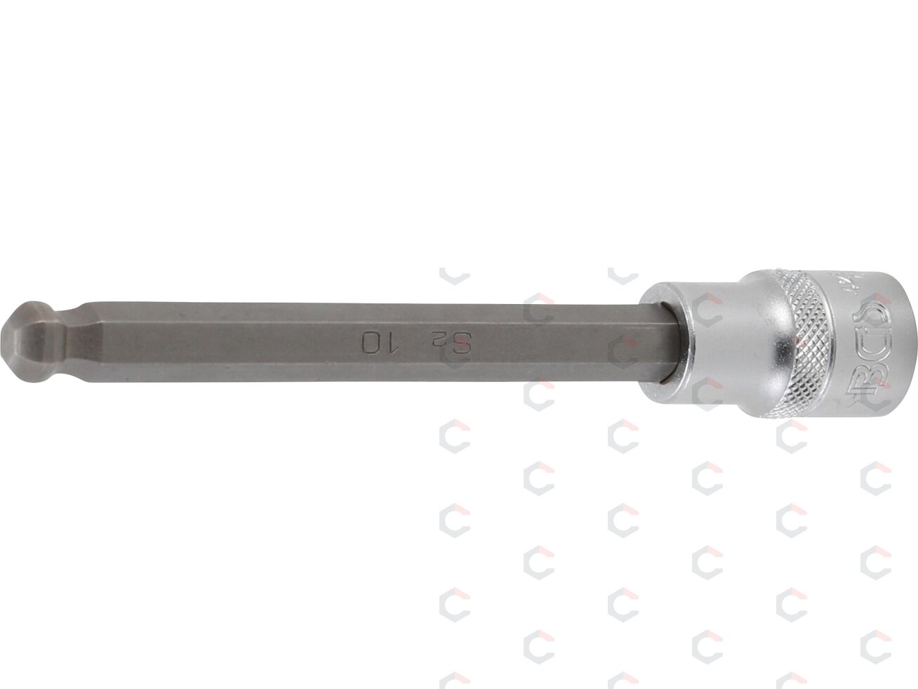 Antgalis įpresuotas į galvutę | ilgis 140 mm | 12,5 mm (1/2") | šešiakampis su šarnyru 10 mm (4258-10) Antgalis įpresuotas į galvutę | ilgis 140 mm | 12,5 mm (1/2") | šešiakampis su šarnyru 10 mm (4258-10)