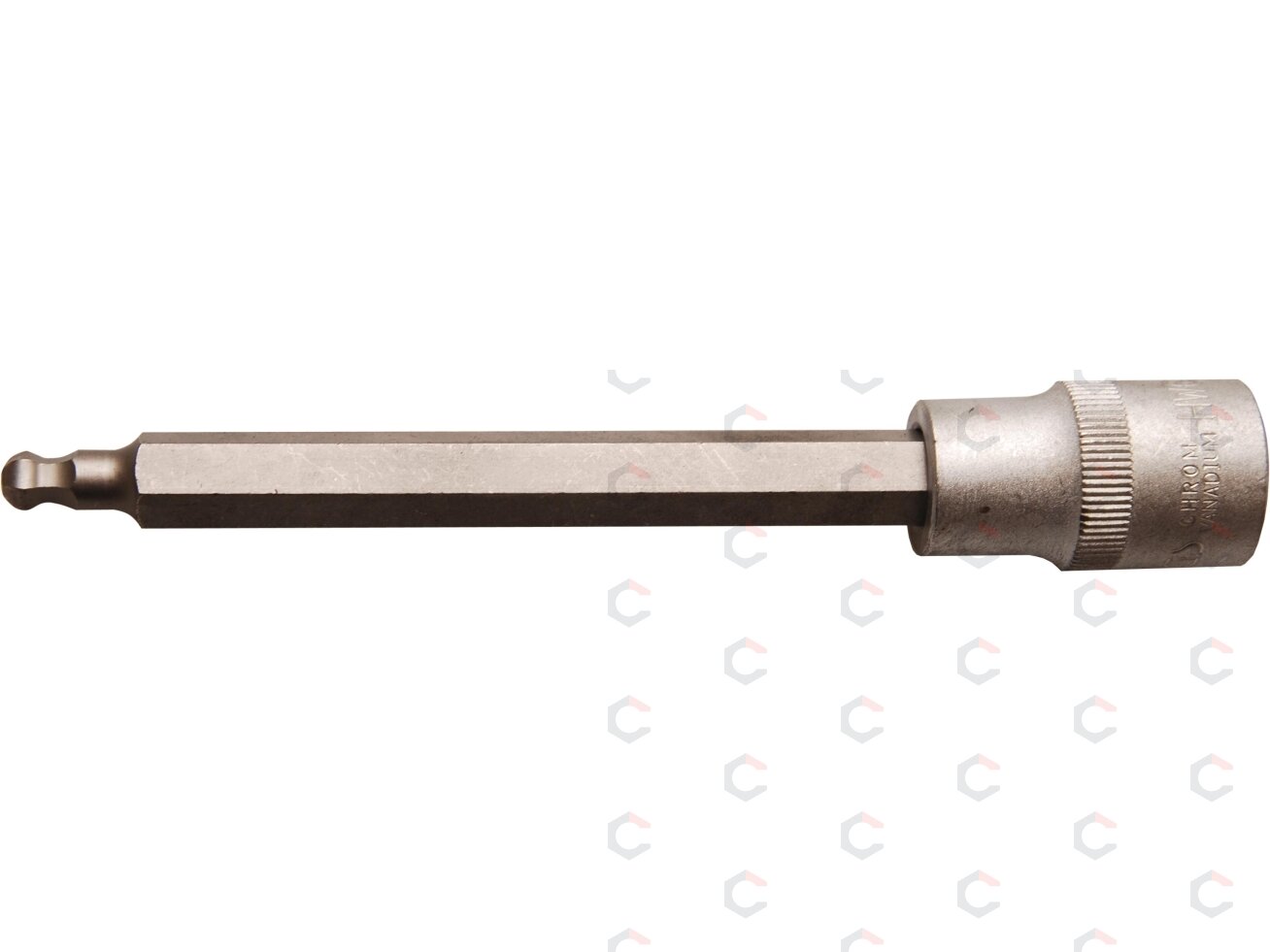 Antgalis įpresuotas į galvutę | ilgis 140 mm | 12,5 mm (1/2") | šešiakampis su šarnyru 5 mm (4258-5) Antgalis įpresuotas į galvutę | ilgis 140 mm | 12,5 mm (1/2") | šešiakampis su šarnyru 5 mm (4258-5)