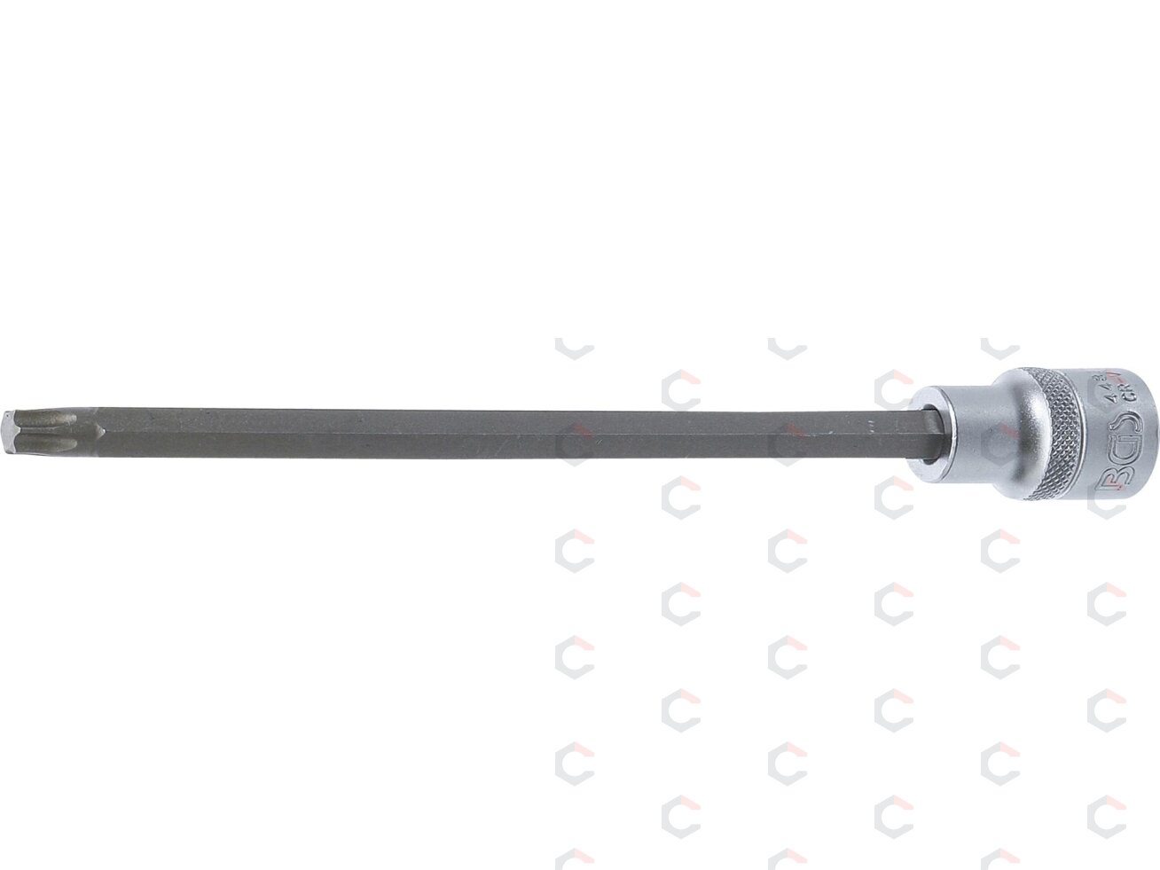 Antgalis įpresuotas į galvutę | ilgis 200 mm | 12,5 mm (1/2") | T-star (Torx) T45 (4481) Antgalis įpresuotas į galvutę | ilgis 200 mm | 12,5 mm (1/2") | T-star (Torx) T45 (4481)