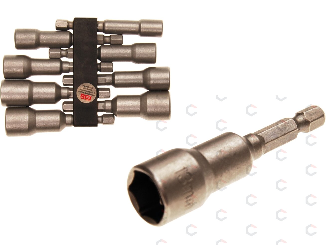 Antgalių / galvučių rinkinys šešiakampės | 6.3 mm (1/4") | 6 - 13 mm | 8 vnt. (2758) Antgalių / galvučių rinkinys šešiakampės | 6.3 mm (1/4") | 6 - 13 mm | 8 vnt. (2758)
