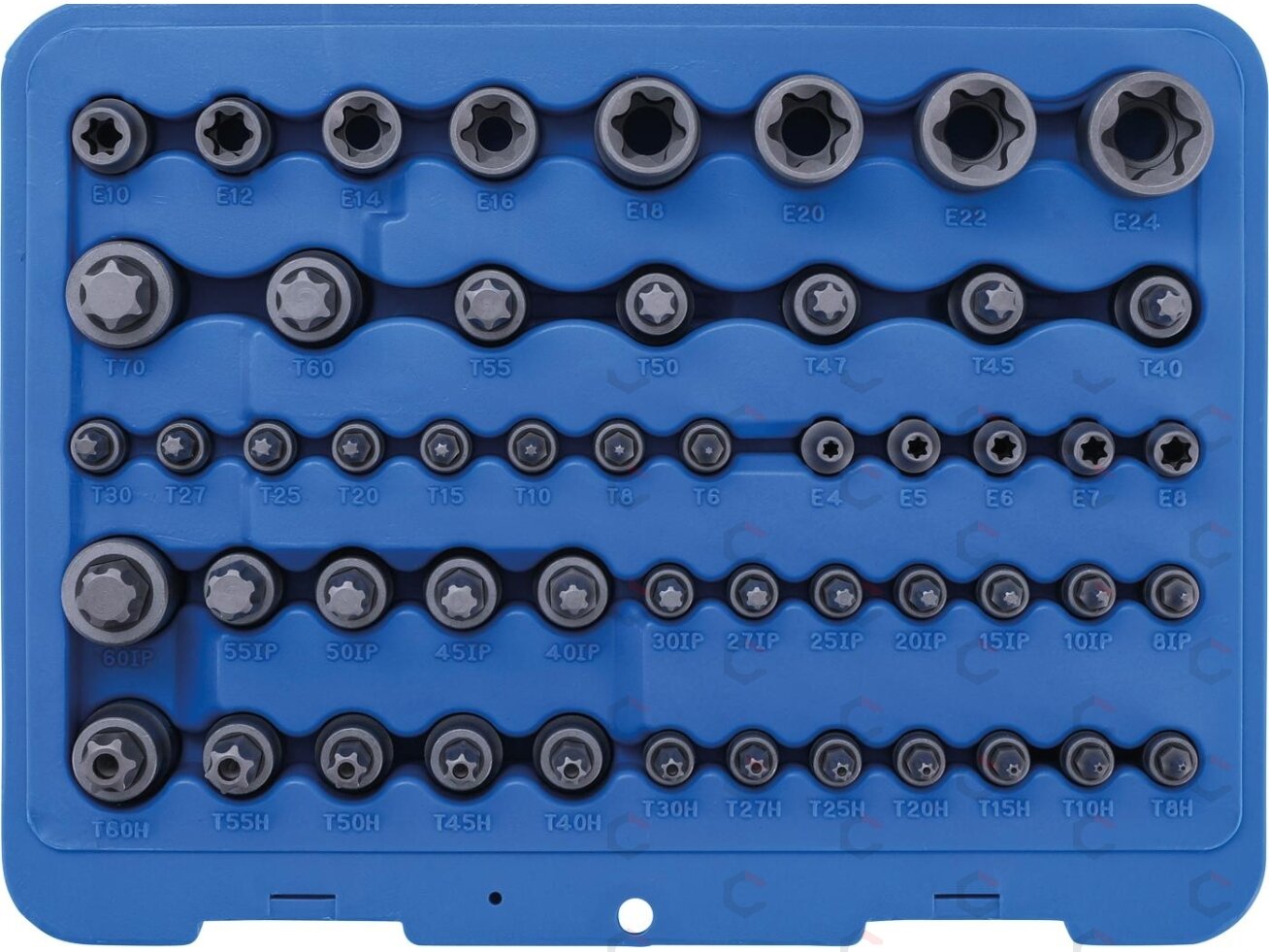 Antgalių ir galvučių rinkinys | E-Type / T-Star (Torx) / T-Star su skyle (Torx) / TP-Star (Torx Plus) | 52 vnt. (9839) Antgalių ir galvučių rinkinys | E-Type / T-Star (Torx) / T-Star su skyle (Torx) / TP-Star (Torx Plus) | 52 vnt. (9839)