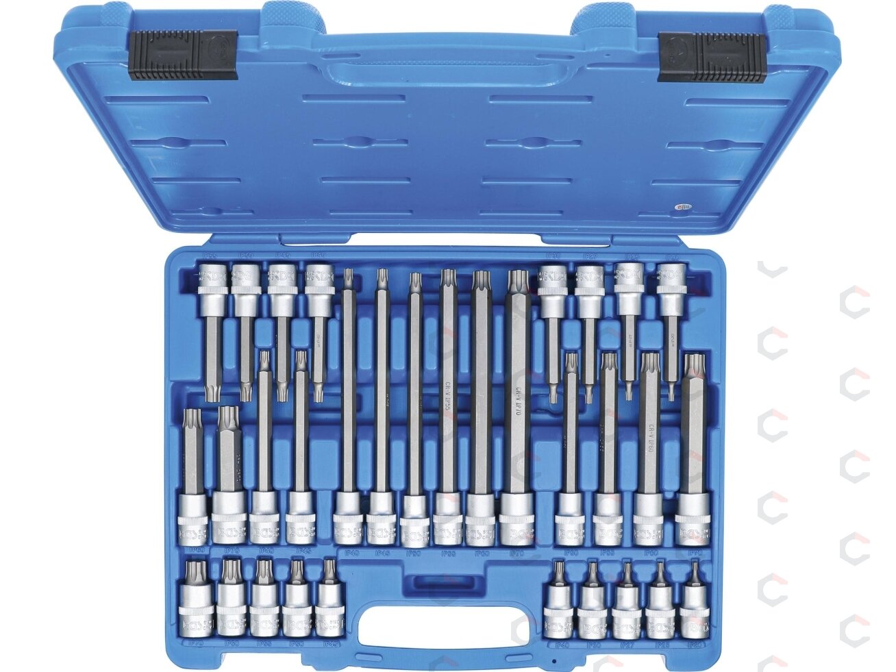 Antgalių galvučių rinkinys BGS | 1/2" | TORX Plus TP20–TP70 | 32 vnt. (5190) 3 Antgalių galvučių rinkinys BGS | 1/2" | TORX Plus TP20–TP70 | 32 vnt. (5190) 3