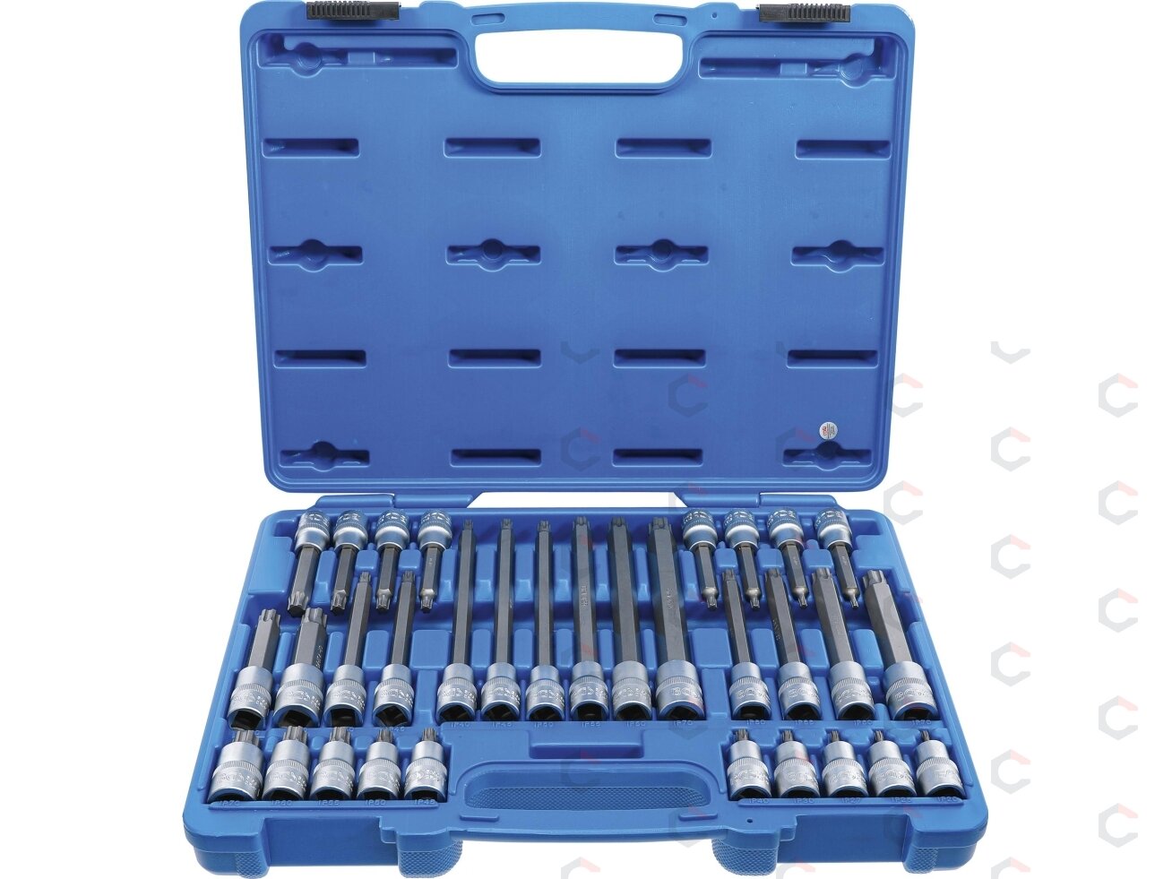 Antgalių galvučių rinkinys BGS | 1/2" | TORX Plus TP20–TP70 | 32 vnt. (5190)