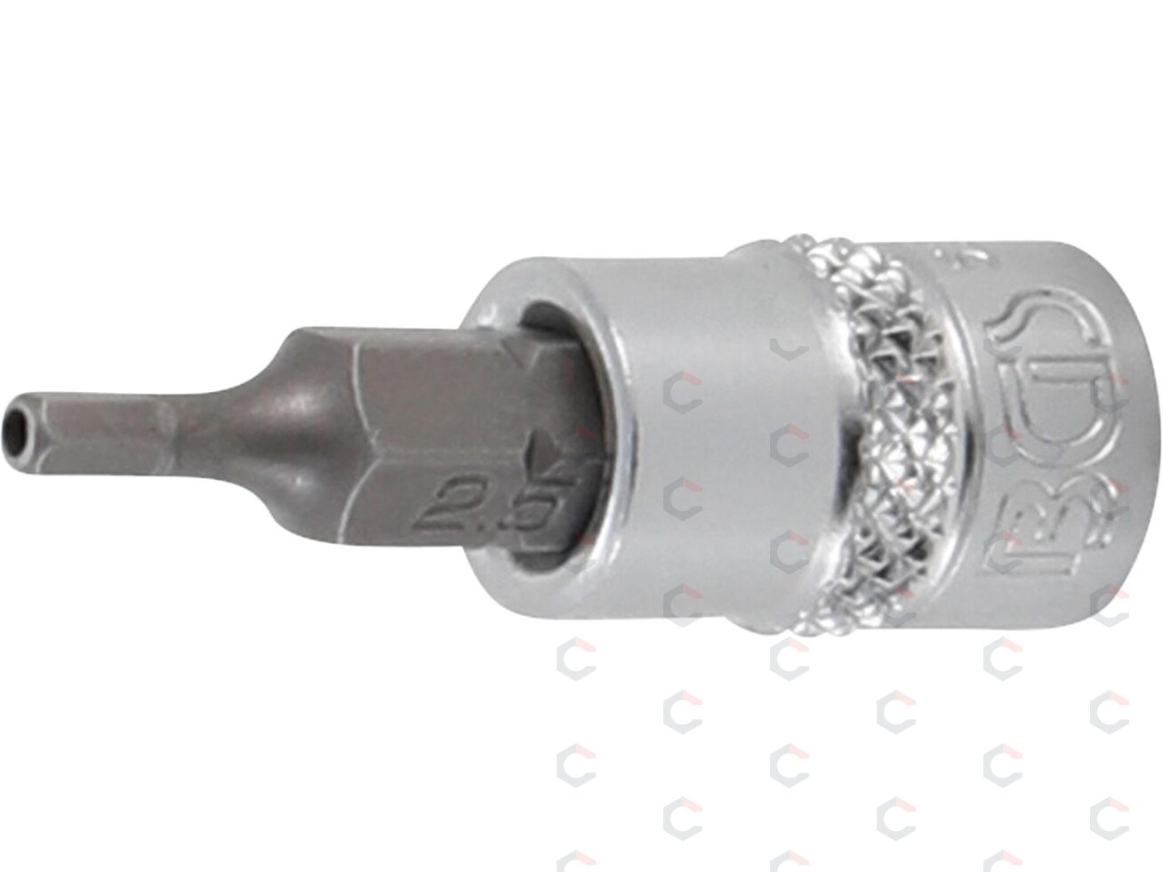 Antgalių rinkinys | 6.3 mm (1/4") | hex šešiakampis | su skyle | 2 - 7 mm | 8 vnt. (5156) 5