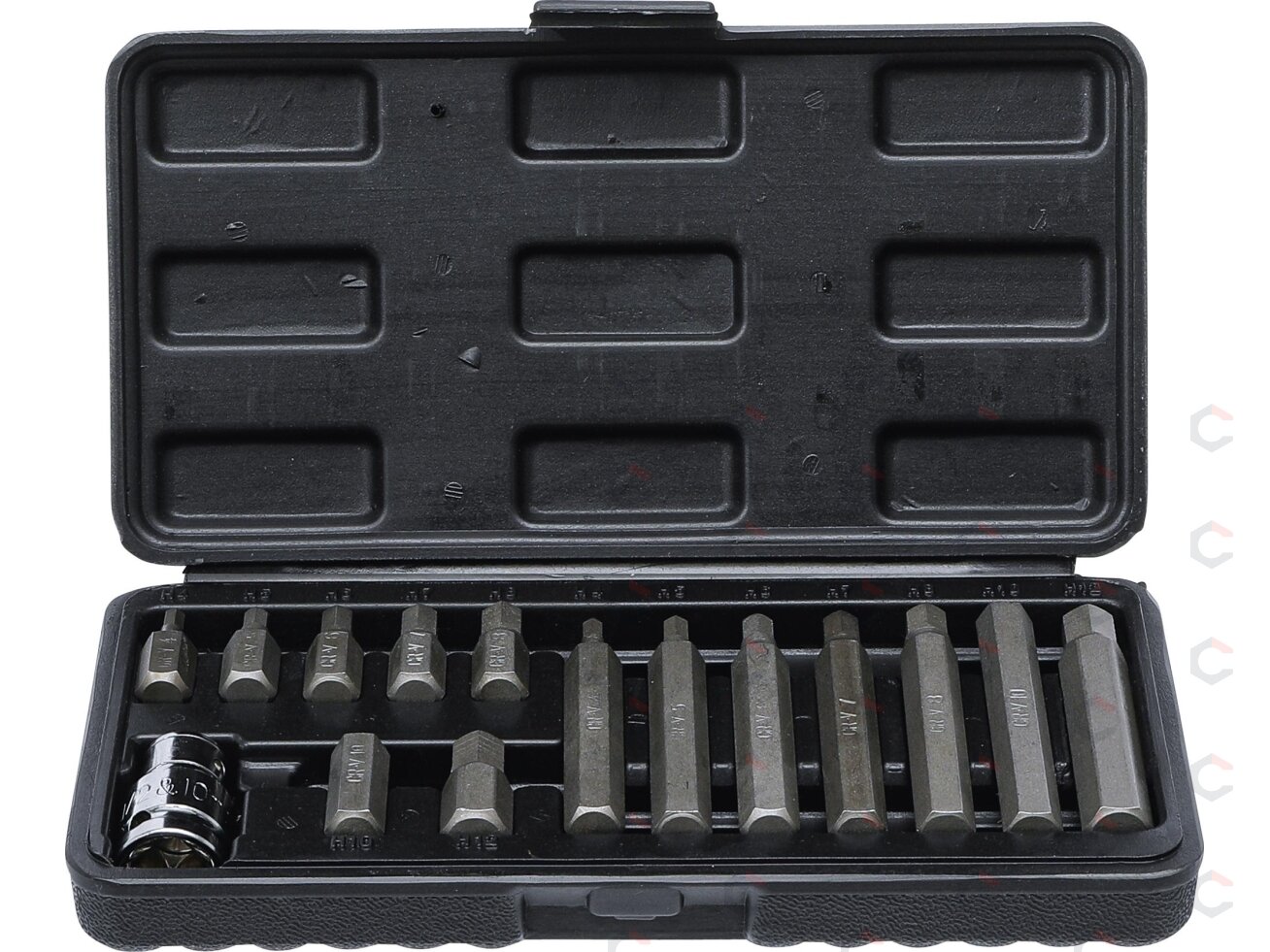 Antgalių rinkinys Hex šešiakampiai | trumpas / ilgas | 10 mm (3/8") storio | 15 vnt. (5070) Antgalių rinkinys Hex šešiakampiai | trumpas / ilgas | 10 mm (3/8") storio | 15 vnt. (5070)