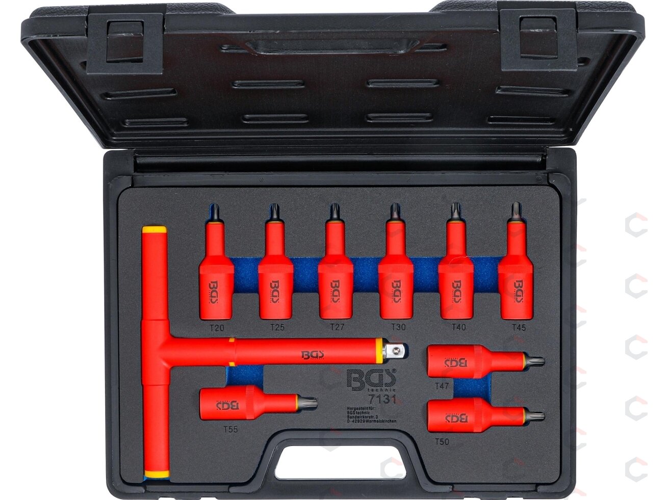 Antgalių rinkinys VDE profesionalus | 1/2" pavara | Torx T20–T55 | 10 vnt. (7131) 5 Antgalių rinkinys VDE profesionalus | 1/2" pavara | Torx T20–T55 | 10 vnt. (7131) 5