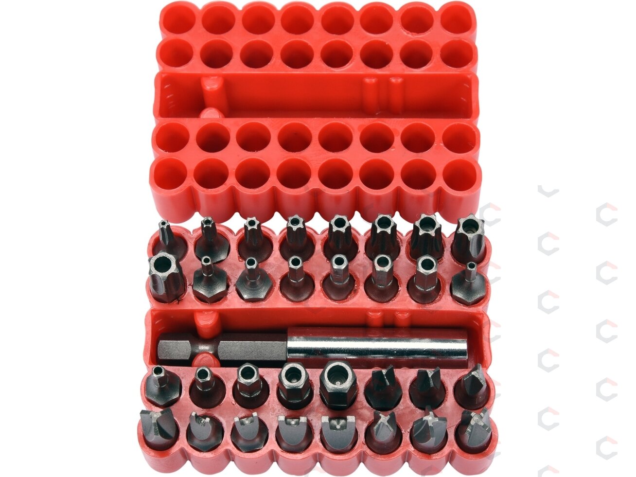 Antgaliukų rinkinys 33 dalių Chrome-Vanadium (66330) 3 Antgaliukų rinkinys 33 dalių Chrome-Vanadium (66330) 3