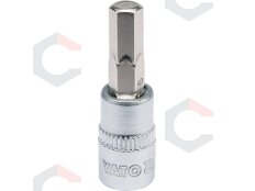 Antgalis įpresuotas į galvutę | 6,3 mm (1/4") | hex šešiakampis 6 mm (YT-04373) Antgalis įpresuotas į galvutę | 6,3 mm (1/4") | hex šešiakampis 6 mm (YT-04373)