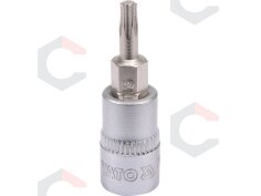 Antgalis įpresuotas į galvutę | 6.3 mm (1/4") | T-Star (Torx) T15 (YT-04303) Antgalis įpresuotas į galvutę | 6.3 mm (1/4") | T-Star (Torx) T15 (YT-04303)