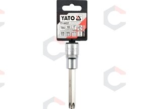 Antgalis įpresuotas į galvutę 1/2", S2, 100 mm, T55 (YT-04327) 1 Antgalis įpresuotas į galvutę 1/2", S2, 100 mm, T55 (YT-04327) 1