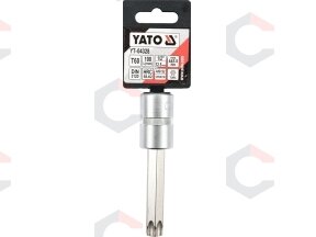 Antgalis įpresuotas į galvutę 1/2", S2, 100 mm, T60 (YT-04328) 2 Antgalis įpresuotas į galvutę 1/2", S2, 100 mm, T60 (YT-04328) 2