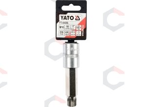 Antgalis įpresuotas į galvutę 1/2", M16 x 100mm (YT-04356) 2 Antgalis įpresuotas į galvutę 1/2", M16 x 100mm (YT-04356) 2