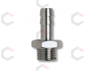 Antgalis žarnai 8mm su sriegiu 1/4 (KI-1/4-8MM) Antgalis žarnai 8mm su sriegiu 1/4 (KI-1/4-8MM)