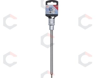 Antgalis įpresuotas į galvutę | ilgis 200 mm | 12,5 mm (1/2") | T-star (Torx) T25 (9365) 1 Antgalis įpresuotas į galvutę | ilgis 200 mm | 12,5 mm (1/2") | T-star (Torx) T25 (9365) 1