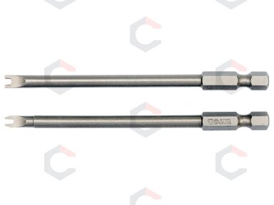 Antgaliai dviūsiai 1/4", 2vnt, : NR4 X100MM; NR8 X100MM (YT-0498)