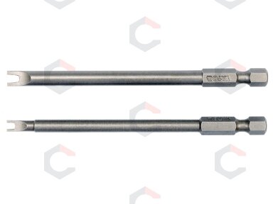 Antgaliai dviūsiai 1/4", 2vnt, : NR6 X100MM; NR10 X100MM (YT-0499)