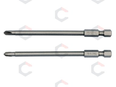 Antgaliai kryžminiai trikampiai 1/4", 2vnt, : NR1 X100MM; NR3 X100MM (YT-0496)