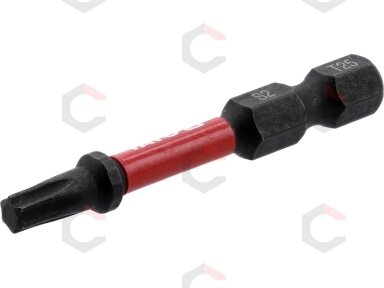 Antgaliai smūginiai | 6,3 mm (1/4") | S2 | T-Star (Torx) T25 | 2 vnt. (YT-78054) Antgaliai smūginiai | 6,3 mm (1/4") | S2 | T-Star (Torx) T25 | 2 vnt. (YT-78054)