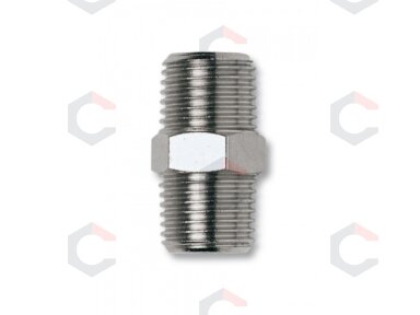Adapteris su išoriniais sriegiais | 1/4"- 1/4" (GV-1272) Adapteris su išoriniais sriegiais | 1/4"- 1/4" (GV-1272)