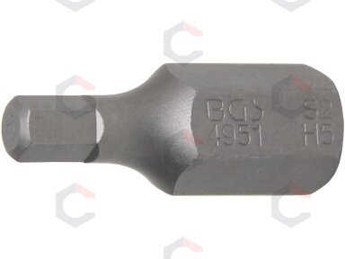 Antgalis | ilgis 30 mm | 10 mm (3/8") storis | Hex šešiakampis 5 mm (4951)