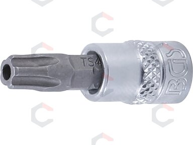 Antgalis įpresuotas | 6,3 mm (1/4") | T-Star (Torx) penkiakampis TS40 (5184-TS40)