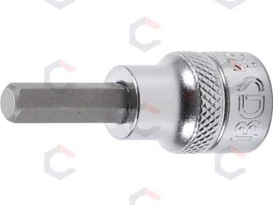 Antgalis įpresuotas į galvutę | 10 mm (3/8") | Hex šešiakampis 1/4" (2725)