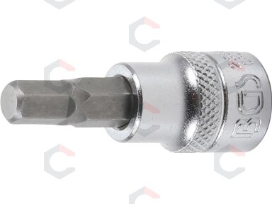 Antgalis įpresuotas į galvutę | 10 mm (3/8") | hex šešiakampis 7 mm (2580)