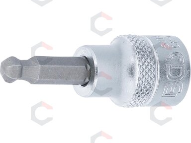 Antgalis įpresuotas į galvutę | 10 mm (3/8") | hex šešiakampis | su šarnyru 5.5 mm (5113)