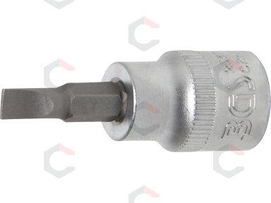 Antgalis įpresuotas į galvutę | 10 mm (3/8") | Plokščias SL 5.5 mm (2567)