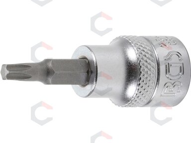 Antgalis įpresuotas į galvutę | 10 mm (3/8") | T-Star (Torx) T20 (2542)