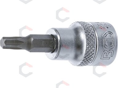 Antgalis įpresuotas į galvutę | 10 mm (3/8") | T-Star (Torx) T27 (2544)