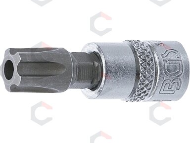 Antgalis įpresuotas į galvutę 5 kampų | 6.3 mm (1/4") | T-Star su skyle (Torx) TS50 (5184-TS50)