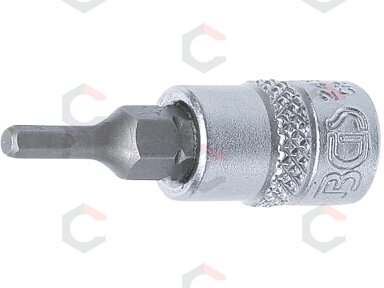 Antgalis įpresuotas į galvutę | 6,3 mm (1/4") | hex šešiakampis 3 mm (2497) Antgalis įpresuotas į galvutę | 6,3 mm (1/4") | hex šešiakampis 3 mm (2497)