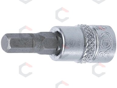 Antgalis įpresuotas į galvutę | 6,3 mm (1/4") | hex šešiakampis 5.5 mm (9466)