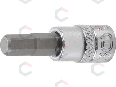 Antgalis įpresuotas į galvutę | 6,3 mm (1/4") | hex šešiakampis 6 mm (2500) Antgalis įpresuotas į galvutę | 6,3 mm (1/4") | hex šešiakampis 6 mm (2500)