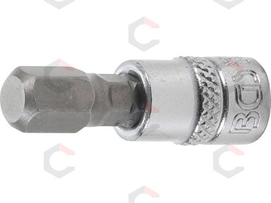 Antgalis įpresuotas į galvutę | 6,3 mm (1/4") | hex šešiakampis 8 mm (2502) Antgalis įpresuotas į galvutę | 6,3 mm (1/4") | hex šešiakampis 8 mm (2502)