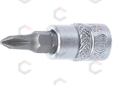 Antgalis įpresuotas į galvutę | 6.3 mm (1/4") | kryžminis PH1 (2487) Antgalis įpresuotas į galvutę | 6.3 mm (1/4") | kryžminis PH1 (2487)