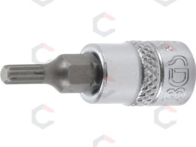 Antgalis įpresuotas į galvutę | 6.3 mm (1/4") | Spline (XZN) M4 (5105-M4) Antgalis įpresuotas į galvutę | 6.3 mm (1/4") | Spline (XZN) M4 (5105-M4)