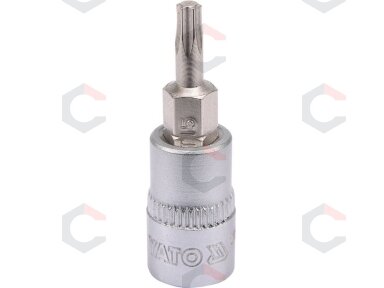 Antgalis įpresuotas į galvutę | 6.3 mm (1/4") | T-Star (Torx) T15 (YT-04303)