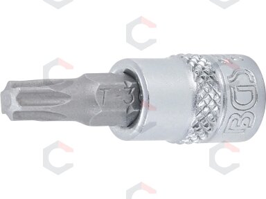 Antgalis įpresuotas į galvutę | 6.3 mm (1/4") | T-Star (Torx) T30 (2595) Antgalis įpresuotas į galvutę | 6.3 mm (1/4") | T-Star (Torx) T30 (2595)