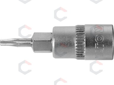 Antgalis įpresuotas į galvutę | 6.3 mm (1/4") | T-Star (Torx) T8 (YT-04301)