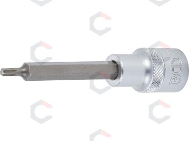 Antgalis įpresuotas į galvutę | ilgis 100 mm | 12,5 mm (1/2") | T-star (Torx) T20 (4469) Antgalis įpresuotas į galvutę | ilgis 100 mm | 12,5 mm (1/2") | T-star (Torx) T20 (4469)