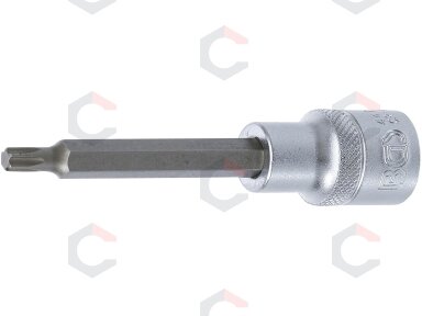 Antgalis įpresuotas į galvutę | ilgis 100 mm | 12,5 mm (1/2") | T-star (Torx) T30 (4471) Antgalis įpresuotas į galvutę | ilgis 100 mm | 12,5 mm (1/2") | T-star (Torx) T30 (4471)