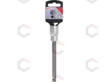 Antgalis įpresuotas į galvutę | ilgis 140 mm | 12,5 mm (1/2") | šešiakampis su šarnyru 10 mm (4258-10) Antgalis įpresuotas į galvutę | ilgis 140 mm | 12,5 mm (1/2") | šešiakampis su šarnyru 10 mm (4258-10)