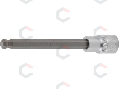 Antgalis įpresuotas į galvutę | ilgis 140 mm | 12,5 mm (1/2") | šešiakampis su šarnyru 10 mm (4258-10) Antgalis įpresuotas į galvutę | ilgis 140 mm | 12,5 mm (1/2") | šešiakampis su šarnyru 10 mm (4258-10)