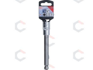 Antgalis įpresuotas į galvutę | ilgis 140 mm | 12,5 mm (1/2") | šešiakampis su šarnyru 12 mm (4258-12) Antgalis įpresuotas į galvutę | ilgis 140 mm | 12,5 mm (1/2") | šešiakampis su šarnyru 12 mm (4258-12)