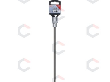 Antgalis įpresuotas į galvutę | ilgis 240 mm | 12,5 mm (1/2") Hex šešiakampis 6 mm (4216) Antgalis įpresuotas į galvutę | ilgis 240 mm | 12,5 mm (1/2") Hex šešiakampis 6 mm (4216)