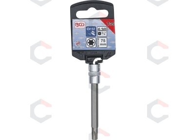 Antgalis įpresuotas | ilgis 75 mm | 6.3 mm (1/4") | T-Star (Torx) T35 (2565-75) Antgalis įpresuotas | ilgis 75 mm | 6.3 mm (1/4") | T-Star (Torx) T35 (2565-75)