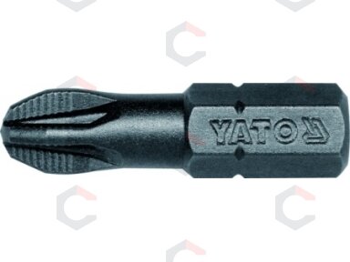 Antgalis kryžminis 1/4"x25MM, dydis PZ3, S2 50 vnt (YT-7812)